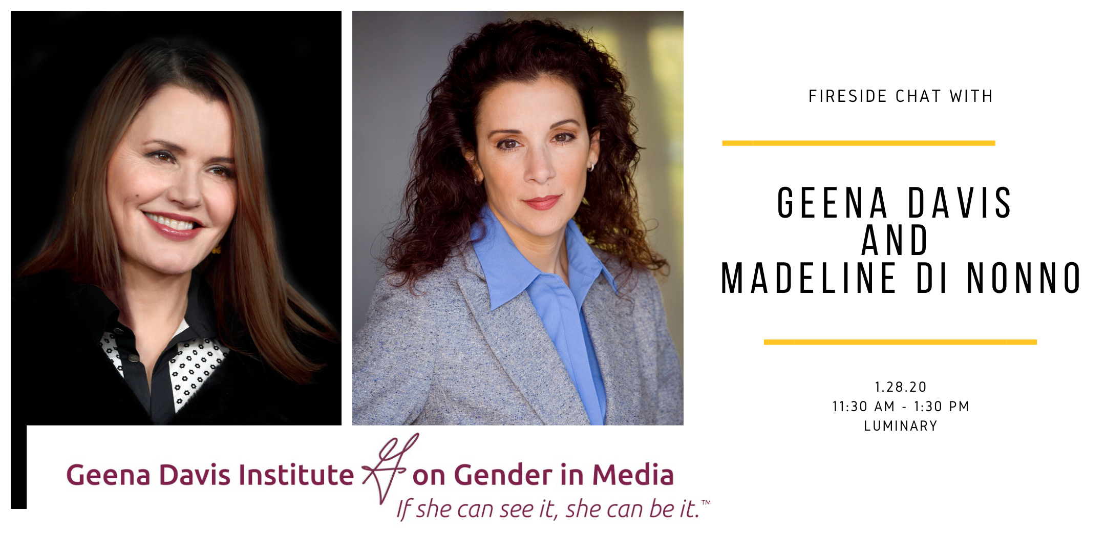 Jane Salon Luncheon and Fireside Chat with Geena Davis